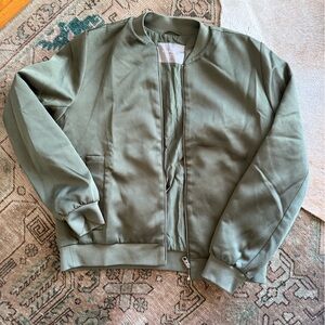 Everlane Olive Green Bomber Jacket